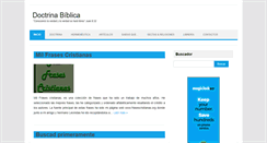 Desktop Screenshot of doctrinabiblica.com