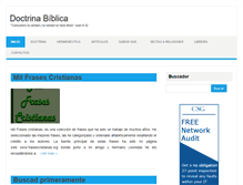 Tablet Screenshot of doctrinabiblica.com